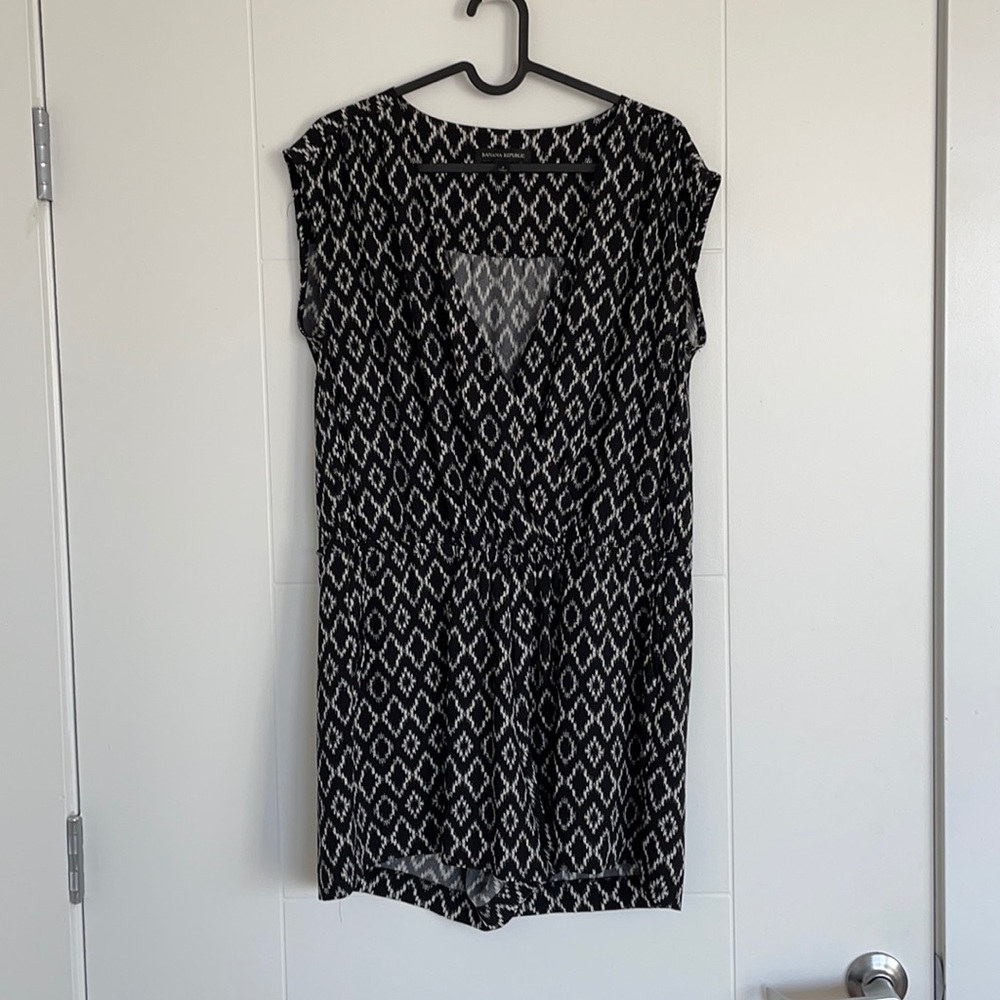 BR Bohemian Black and White Romper